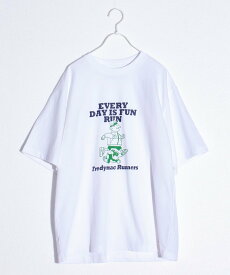 FREDYMAC 【FREDYMAC/フレディマック】Runners プリントTシャツ マックT フレディ アンド グロスター トップス カットソー・Tシャツ ホワイト ブルー