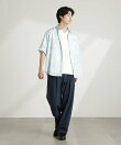 マーブルパターンシャツ 半袖