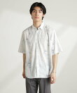 マーブルパターンシャツ 半袖