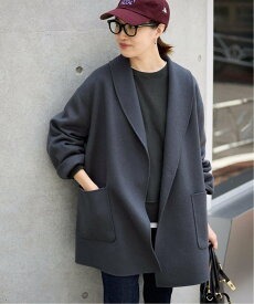 SLOBE IENA 《WEB限定/追加》SUPER140 ダブルフェイスベルテッドコート スローブ イエナ ジャケット・アウター ブルゾン・ジャンパー グレー【送料無料】