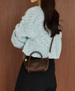 【弱撥水加工】<rou.>ラップハンドルミニショルダーバッグ(CE-1771)