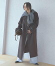 尾州ウールロングテーラードコート