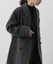 尾州ウールロングテーラードコート
