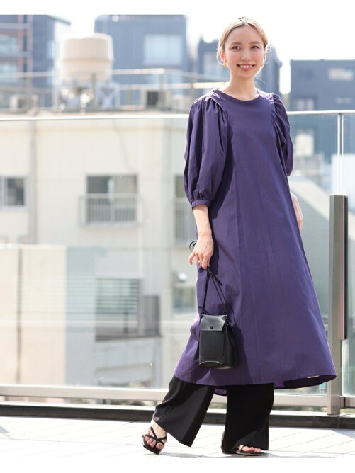 Beams Outlet Ray Beams バック ギャザー パフスリーブ ワンピース Rakuten Fashion 楽天ファッション 旧楽天ブランドアベニュー Eg31