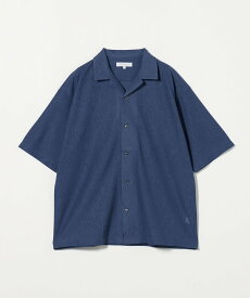 【SALE／60%OFF】a day in the life ライトラッセル オープンカラーシャツ-吸水速乾-＜A DAY IN THE LIFE＞ ユナイテッドアローズ アウトレット トップス シャツ・ブラウス ネイビー ベージュ