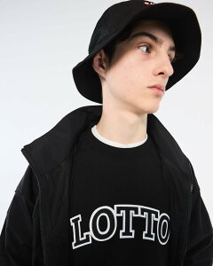 URBAN RESEARCH LOTTO ARCH LOGO SWEAT PULLOVER �A�[�o�����T�[�` �g�b�v�X �X�E�F�b�g�E�g���[�i�[ �x�[�W�� �u���b�N �O���[�y���������z