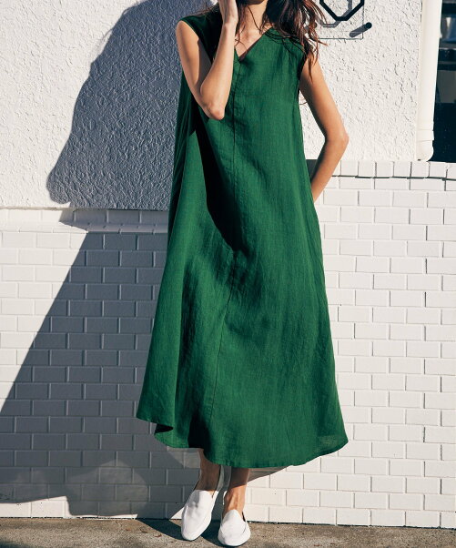 Ranan フレンチリネンロングワンピース Rakuten Fashion 楽天ファッション 旧楽天ブランドアベニュー Cy6333