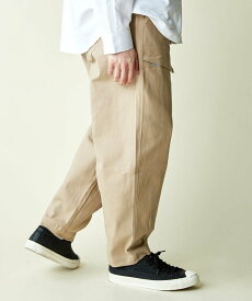 rehacer rehacer:Square Bush Tapered Pants レアセル パンツ その他のパンツ ベージュ ブラック カーキ【送料無料】