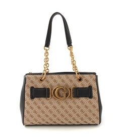 【SALE／30%OFF】GUESS (W)AVIANA Luxury Satchel ゲス バッグ トートバッグ グリーン ブラック グレー【送料無料】