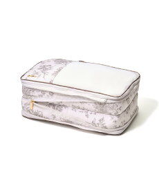 Francfranc クラシックフラワー 圧縮オーガナイザー S ライトピンク 撥水加工 旅行 トラベル フランフラン インテリア・生活雑貨 トラベルグッズ ピンク