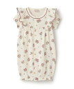 【SALE／10%OFF】petit main 【弱酸性】肩フリル2WAYオールSS ナルミヤオンライン マタニティウェア・ベビー用品 ロンパース・カバーオール ネイビー