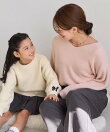 【ちゃんと+かわいい保証】【WEB限定】スフレニット Vネックコンパクトプルオーバー