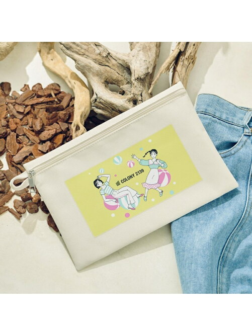 Colony 2139 イラストレーターコラボフラットポーチ Rakuten Fashion 楽天ファッション 旧楽天 ブランドアベニュー Df7334