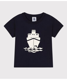 【SALE／20%OFF】PETIT BATEAU プリント半袖Tシャツ プチバトー トップス カットソー・Tシャツ ホワイト レッド