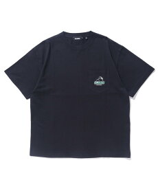 XLARGE SLANTED OG S/S POCKET TEE Tシャツ XLARGE エクストララージ トップス カットソー・Tシャツ ブラック グリーン ネイビー ホワイト イエロー【送料無料】