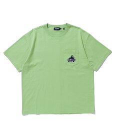XLARGE SLANTED OG S/S POCKET TEE Tシャツ XLARGE エクストララージ トップス カットソー・Tシャツ ブラック グリーン ネイビー ホワイト イエロー【送料無料】