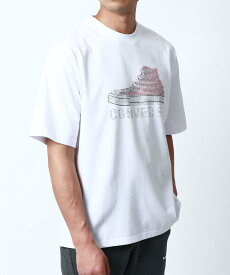 【SALE／13%OFF】CONVERSE コンバース Tシャツ メンズ 半袖 夏 UVカット 接触冷感 マルカワ トップス カットソー・Tシャツ ホワイト ブラック