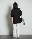 ボリュームスリーブチュニック≪洗濯機で洗える≫