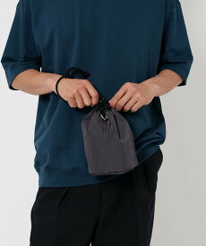 BEAUTY&YOUTH UNITED ARROWS ライト ナイロン クロス パース ビューティー＆ユース　ユナイテッドアローズ バッグ ハンドバッグ グレー ブラック【送料無料】