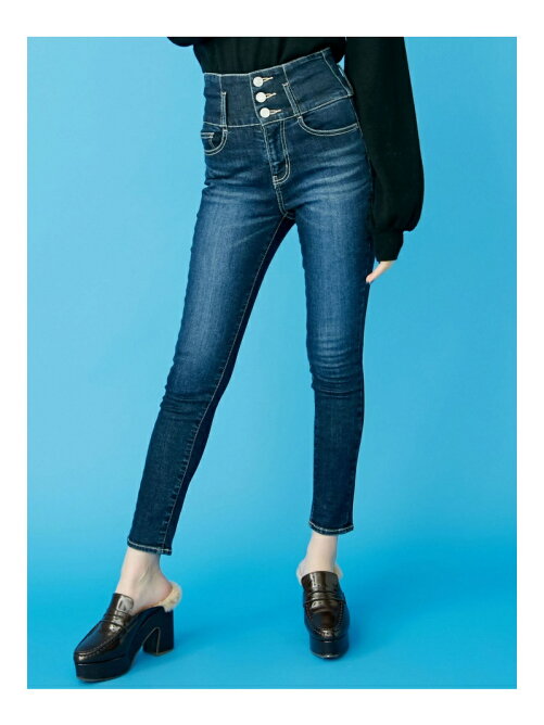 Dazzlin ハイウエストスキニーパンツ Rakuten Fashion 楽天