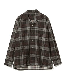 BEAMS PLUS MOJITO / ABSHINTH SHIRT Bar.2.0 Corduroy Plaid ビームス メン トップス シャツ・ブラウス ブラウン【送料無料】