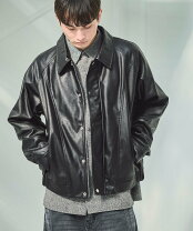 楽天市場】レザーブルゾン（コート・ジャケット｜メンズファッション 
