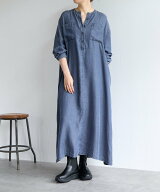 BEARDSLEY 《9/17(木)12:00新色予約開始予定》デニムシャツワンピ ビアズリー ワンピース・ドレス その他…