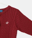 【KIDS/キッズ】【BEVERLY HILLS POLO CLUB別注】ケーブルニットカーディガン