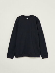 �ySALE�^20%OFF�zthree dots Men's cardboard sweat crewneck �X���[�h�b�c �g�b�v�X �J�b�g�\�[�ET�V���c �u���b�N �l�C�r�[�y���������z