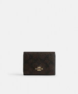 【SALE／60%OFF】COACH OUTLET 【公式】カード ホルダー ウォレット・ブロックド シグネチャー キャンバ…