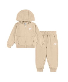 【SALE／35%OFF】NIKE トドラー(90-100cm) セット商品 NIKE(ナイキ) NKN LBR FT FZ CLUB SET ルーキーキッズ トップス その他のトップス ベージュ ブラック【送料無料】