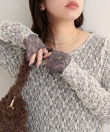 natural couture リバーシブルレーストップス ナチュラルクチュール トップス その他のトップス グレー …