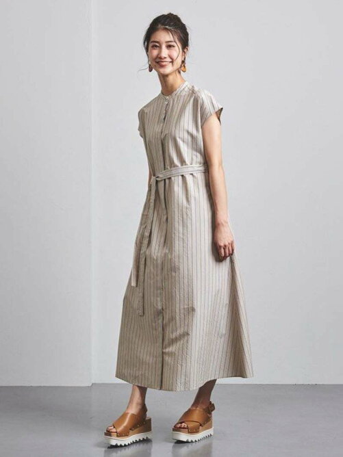 United Arrows Ltd Outlet Uwsc C R ストライプ バンドカラー シャツワンピース Rakuten Fashion 楽天ファッション 旧楽天ブランドアベニュー Ce5336
