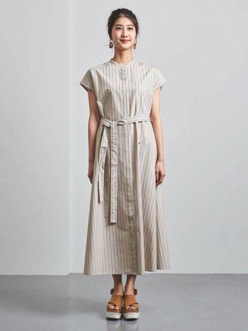 United Arrows Ltd Outlet Uwsc C R ストライプ バンドカラー シャツワンピース Rakuten Fashion 楽天ファッション 旧楽天ブランドアベニュー Ce5336