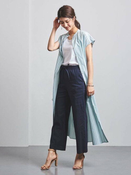 United Arrows Ltd Outlet Uwsc C R ストライプ バンドカラー シャツワンピース Rakuten Fashion 楽天ファッション 旧楽天ブランドアベニュー Ce5336