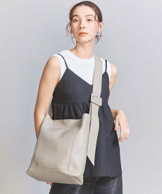 BEAUTY&YOUTH UNITED ARROWS ソフト ワイドベルト ビッグ ショルダーバッグ ビューティー＆ユース　ユナイテッドアローズ バッグ ショルダーバッグ ブラウン ブラック ブルー【送料無料】