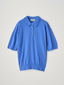 JOHN SMEDLEY Polo Shirt ｜ JILL ｜ 30G ジョンスメドレー トップス ニット ブルー【送料無料】