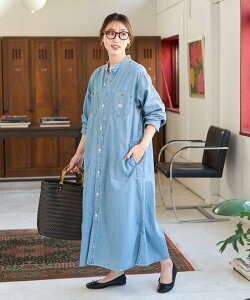 Lee �ʒ�FLARE MAXI ONEPIECE�yWEB����z 25AW �t���[�N�X�X�g�A �����s�[�X�E�h���X �����s�[�X �l�C�r�[ �u���[ �u���b�N�y���������z