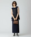 ウールデニムイレヘムビスチェ