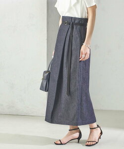 �ySALE�^30%OFF�zSHIPS WOMEN �ySHIPS�ʒ��zNell:����􂢉\���f�j�� �^�b�N �X�J�[�g �V�b�v�X �X�J�[�g ���̑��̃X�J�[�g �l�C�r�[�y���������z