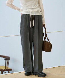 FREAK'S STORE スラックス イージーパンツ/チェックパンツ 25AW フリークスストア パンツ スラックス・ドレスパンツ グレー ブラック ブラウン【送料無料】