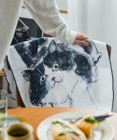 【SALE／50%OFF】studio CLIP シルエットバスタオル[うちの猫博] スタディオクリップ インテリア・生活雑貨 タオル