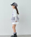 【KIDS】レイヤードチュールミニスカート/WEB限定カラーあり