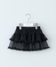 【KIDS】レイヤードチュールミニスカート/WEB限定カラーあり