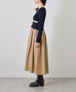 ミニケーブルニットドッキングワンピース