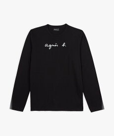 agnes b. HOMME S137 TS ロゴTシャツ アニエスベー トップス カットソー・Tシャツ ブラック【送料無料】