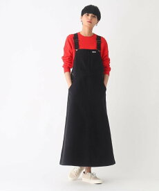 【SALE／50%OFF】OPAQUE.CLIP 【Wrangler/ラングラー】別注ロングジャンパースカート オペークドットクリップ ワンピース・ドレス ジャンパースカート ブラック イエロー ブルー【送料無料】