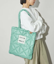 【SALE／10%OFF】CITEN ＜CITEN＞CITEN パデッド トートバッグ シテン バッグ トートバッグ ネイビー シルバー グレー ピンク ホワイト ブラウン レッド ベージュ グリーン ブラック ブルー