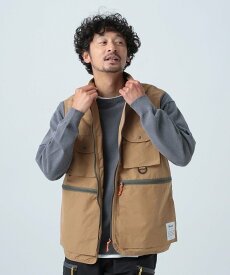 【SALE／36%OFF】BAYFLOW (M)NANGA VEST ベイフロー トップス ベスト・ジレ ベージュ カーキ【送料無料】