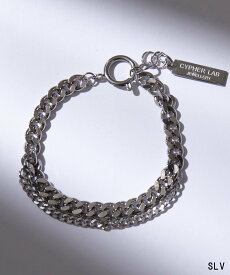 【SALE／73%OFF】MAISON CLUB MAISON CLUB/5タイプシルバーキヘイチェーンブレスレット ユニセックス KNF030 セットアップセブン アクセサリー・腕時計 ブレスレット・バングル シルバー